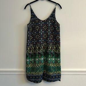 Patterned slip dress